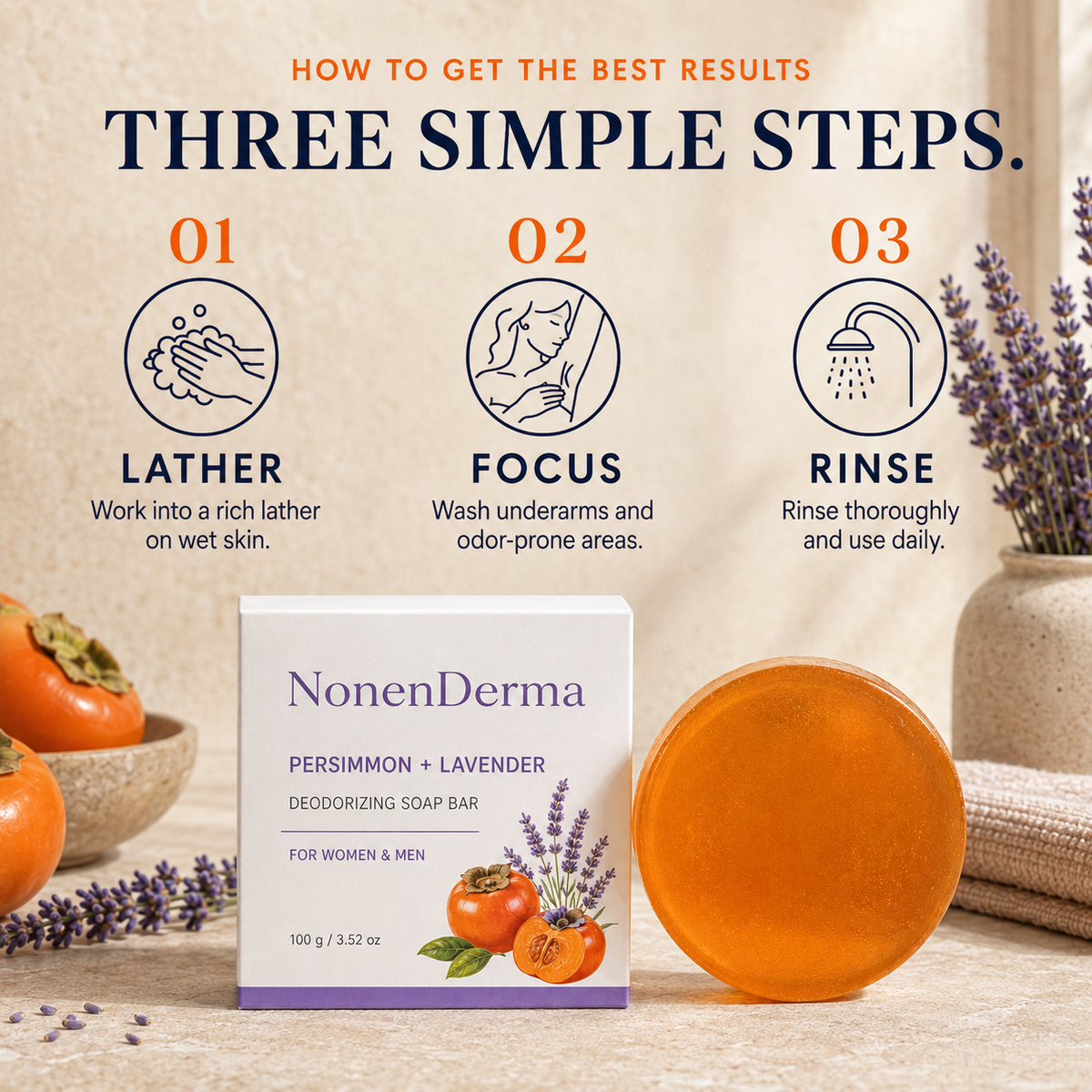 Three simple steps