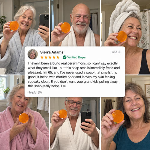 Deodorizing Soap Bar with Persimmon & Lavender